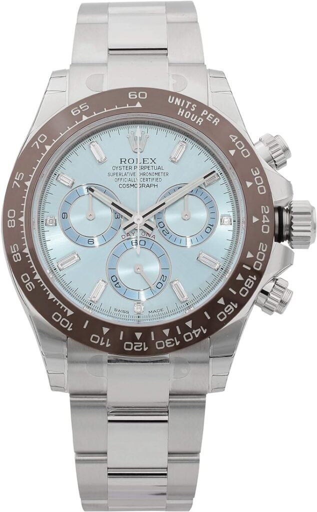 Rolex Oyster Perpetual Cosmograph Daytona Ice Blue Dial Automatic Mens Chronograph Watch 116506